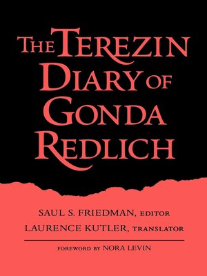 cover image of The Terezin Diary of Gonda Redlich